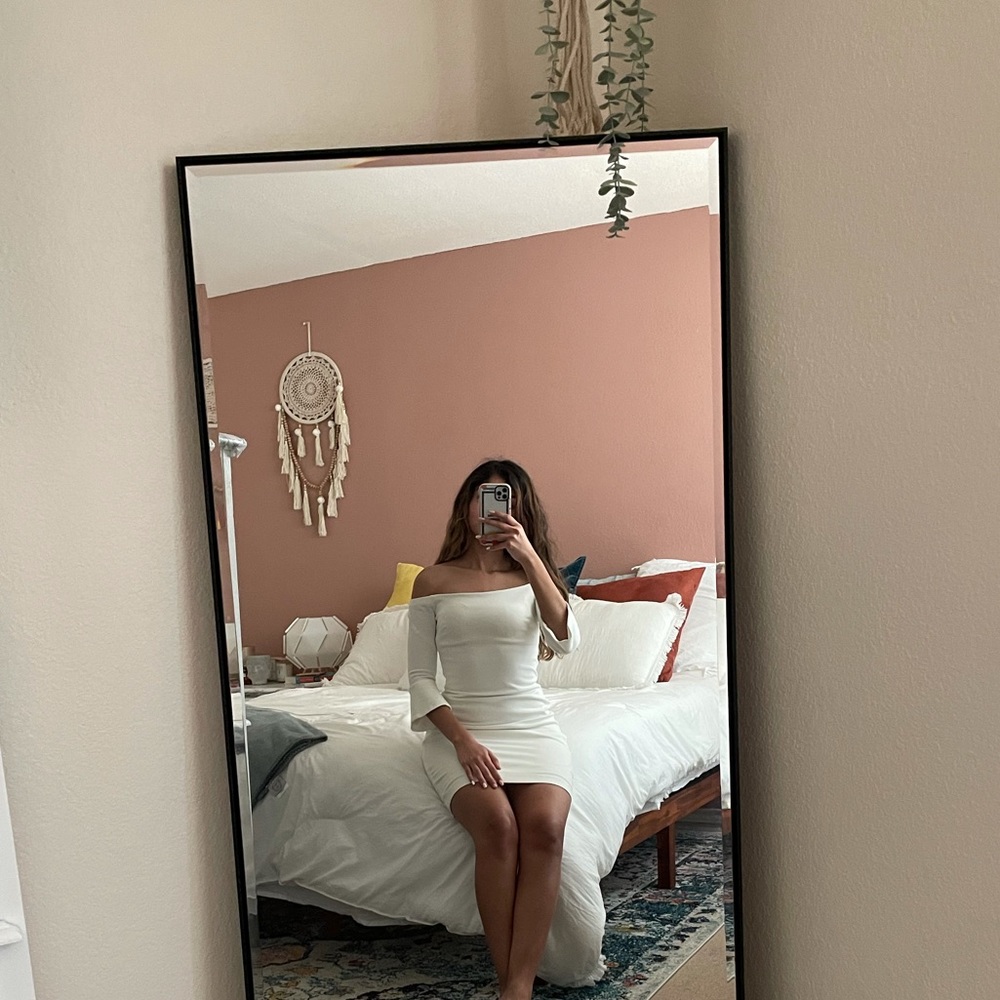 Bar III white mini dress